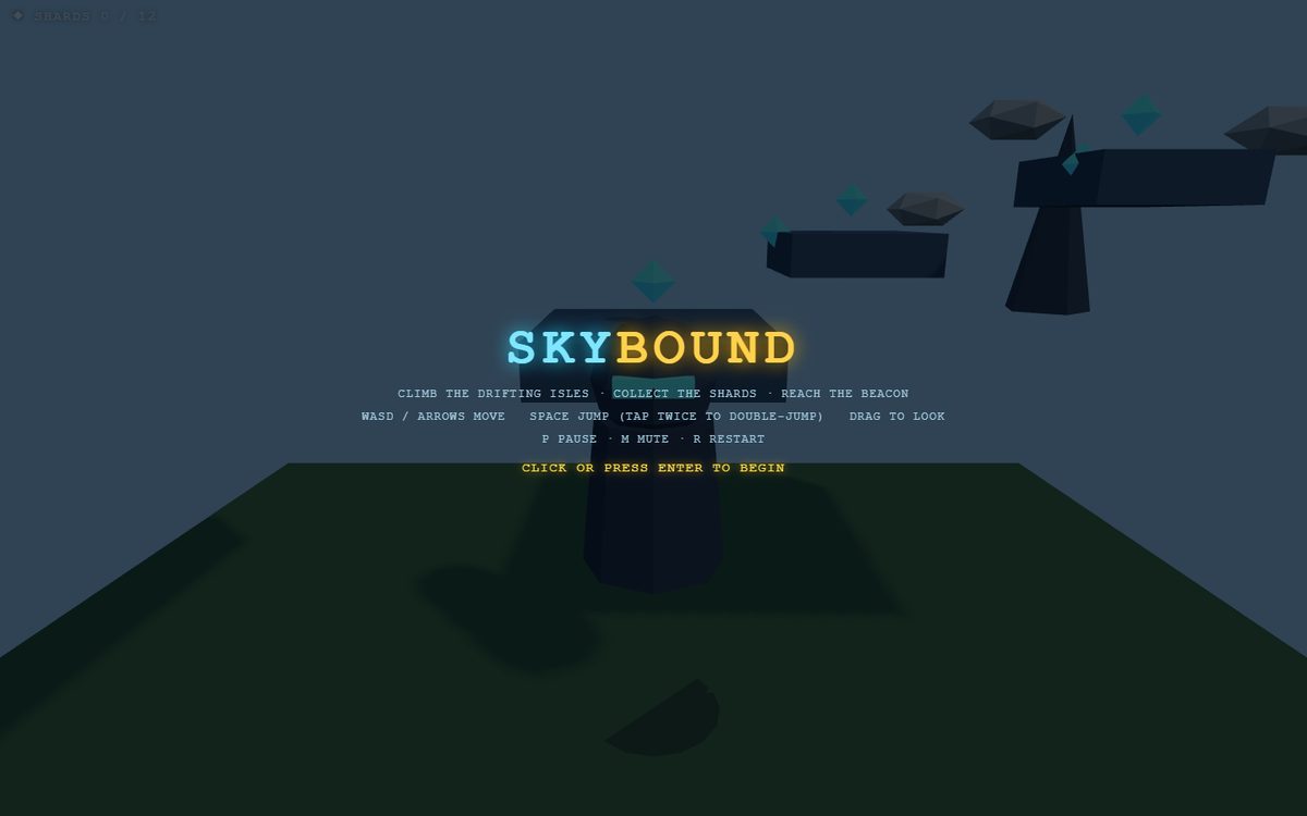 Skybound 3D platform game